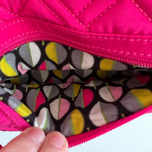 NEW without tags Emily Vera Bradley satchel.  Fuchsia pink.  Barbie pink - Picture 4 of 7